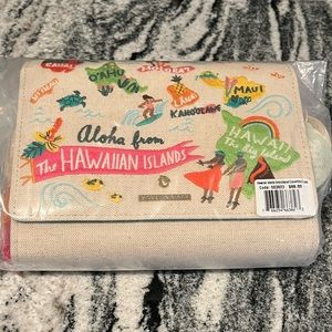 Spartina 449 Embroidered “Greetings From Hawaii” Crossbody NWT